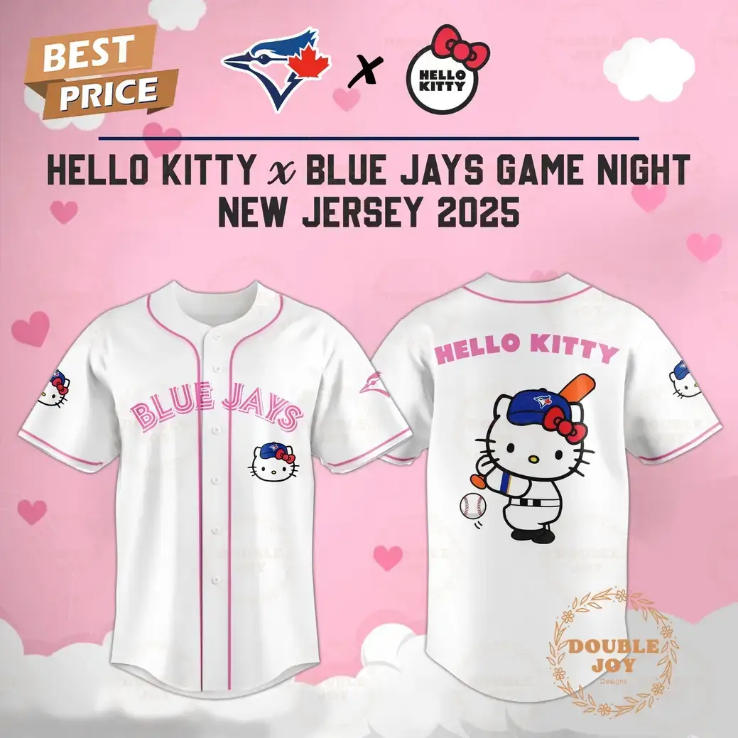 Toronto Blue Jays Hello Kitty X Cubs Game Night 2025 New Limited Edition Baseball Jersey Image