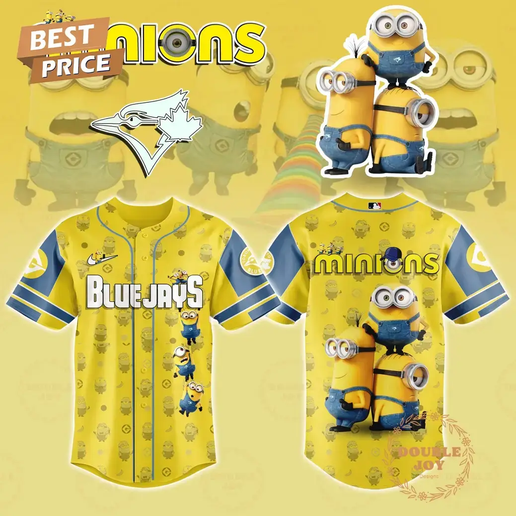 Toronto Blue Jays Minions 2025 Limited Edition Baseball Jersey Image