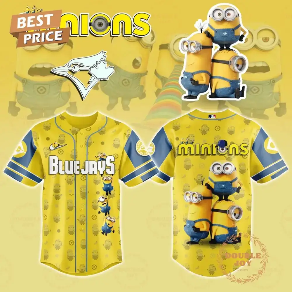 Toronto Blue Jays Minions 2025 Limited Edition Baseball Jersey Image