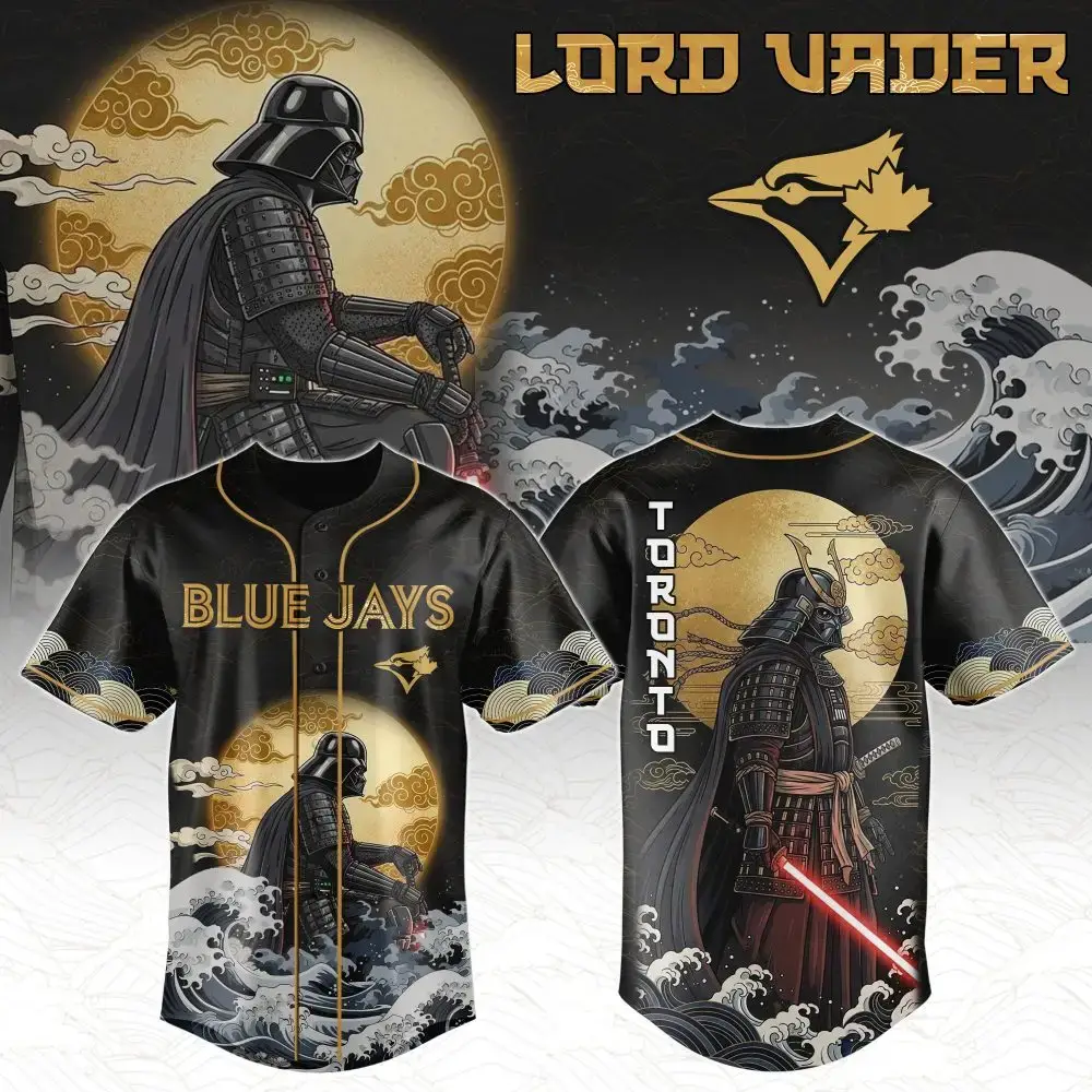 Toronto Blue Jays Mlb X Star War Japanese Style Custom Baseball Jersey Image