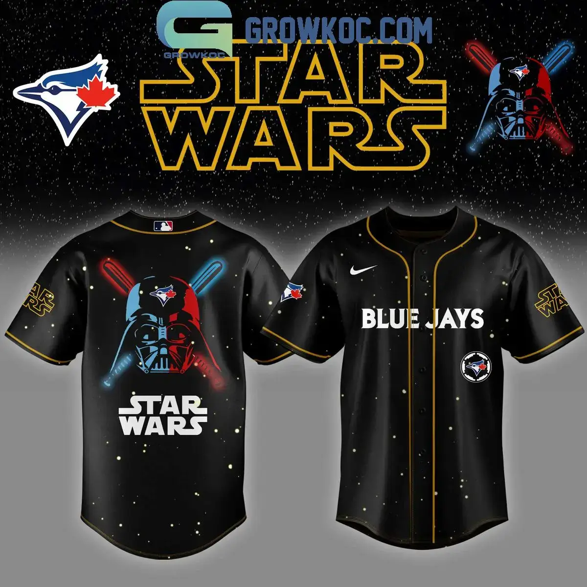 Toronto Blue Jays MLB x Star Wars 2025 Baseball Jersey Image
