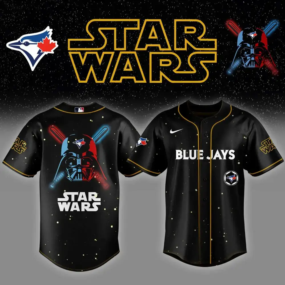 Toronto Blue Jays Mlb X Starwars Custom Baseball Jersey Image