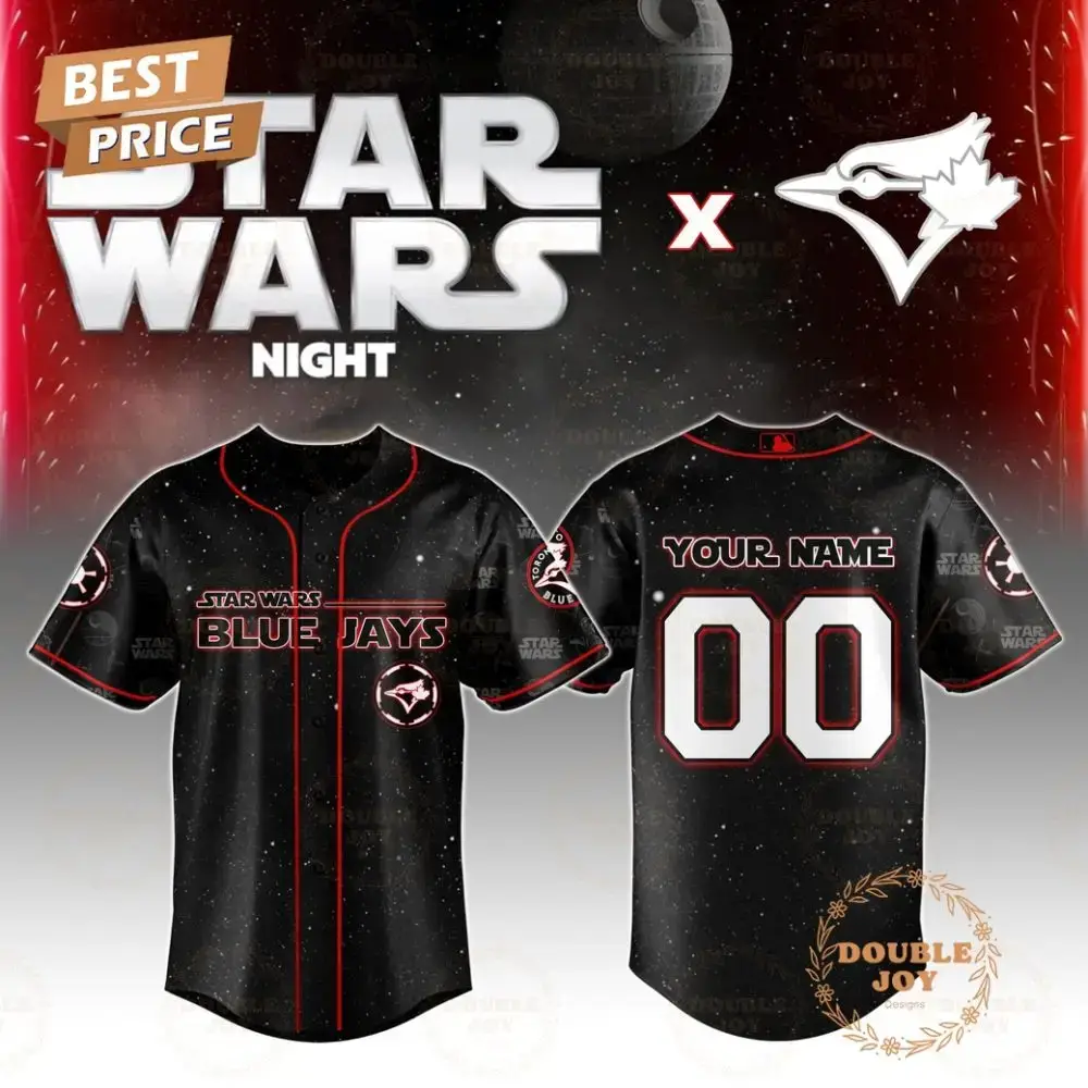 Toronto Blue Jays Star Wars 2025 Custom Name Limited Edition Baseball Jersey Image