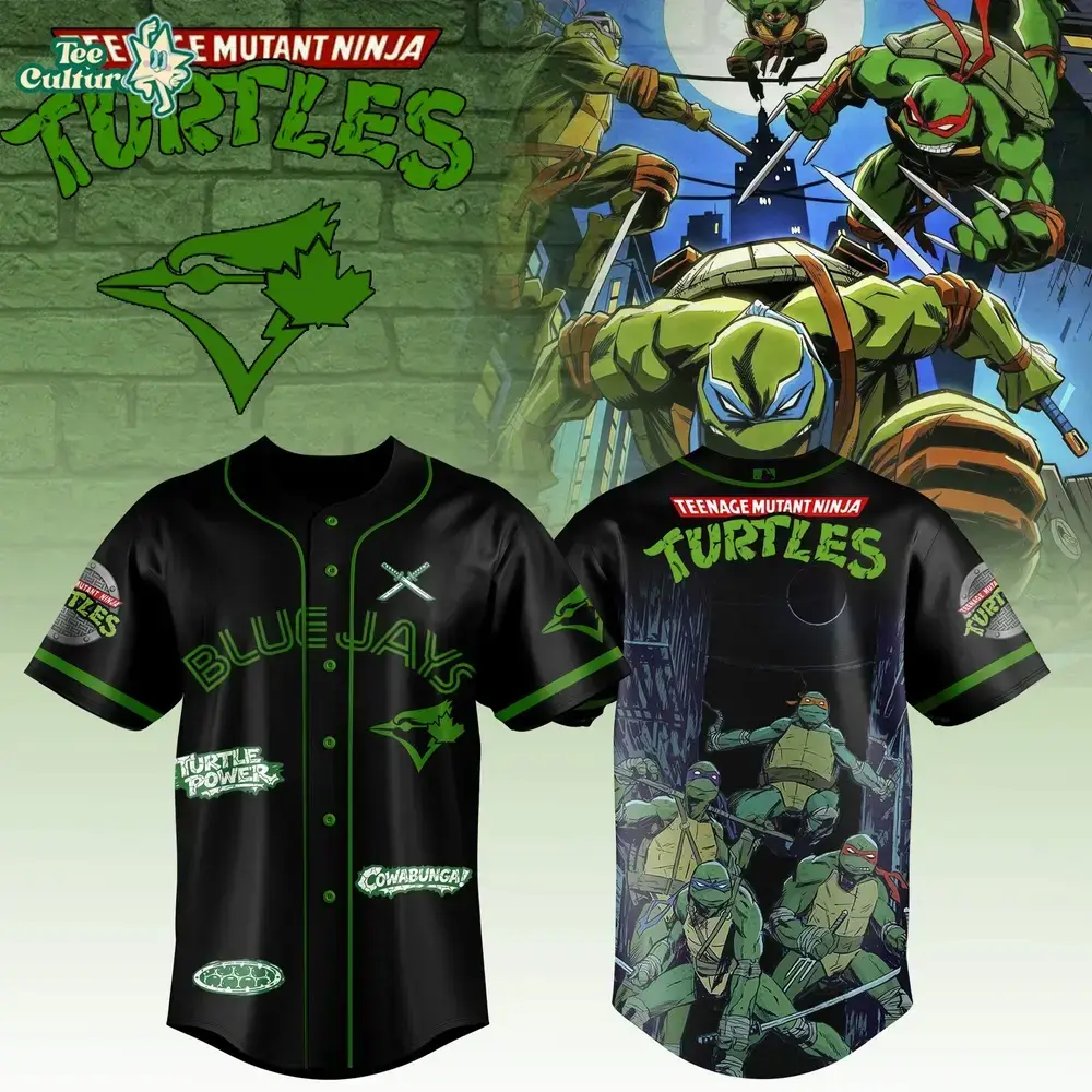 Toronto Blue Jays Teenage Mutant Ninja Turtles Collaboration 2026 Limited Edition Baseball Jersey Image