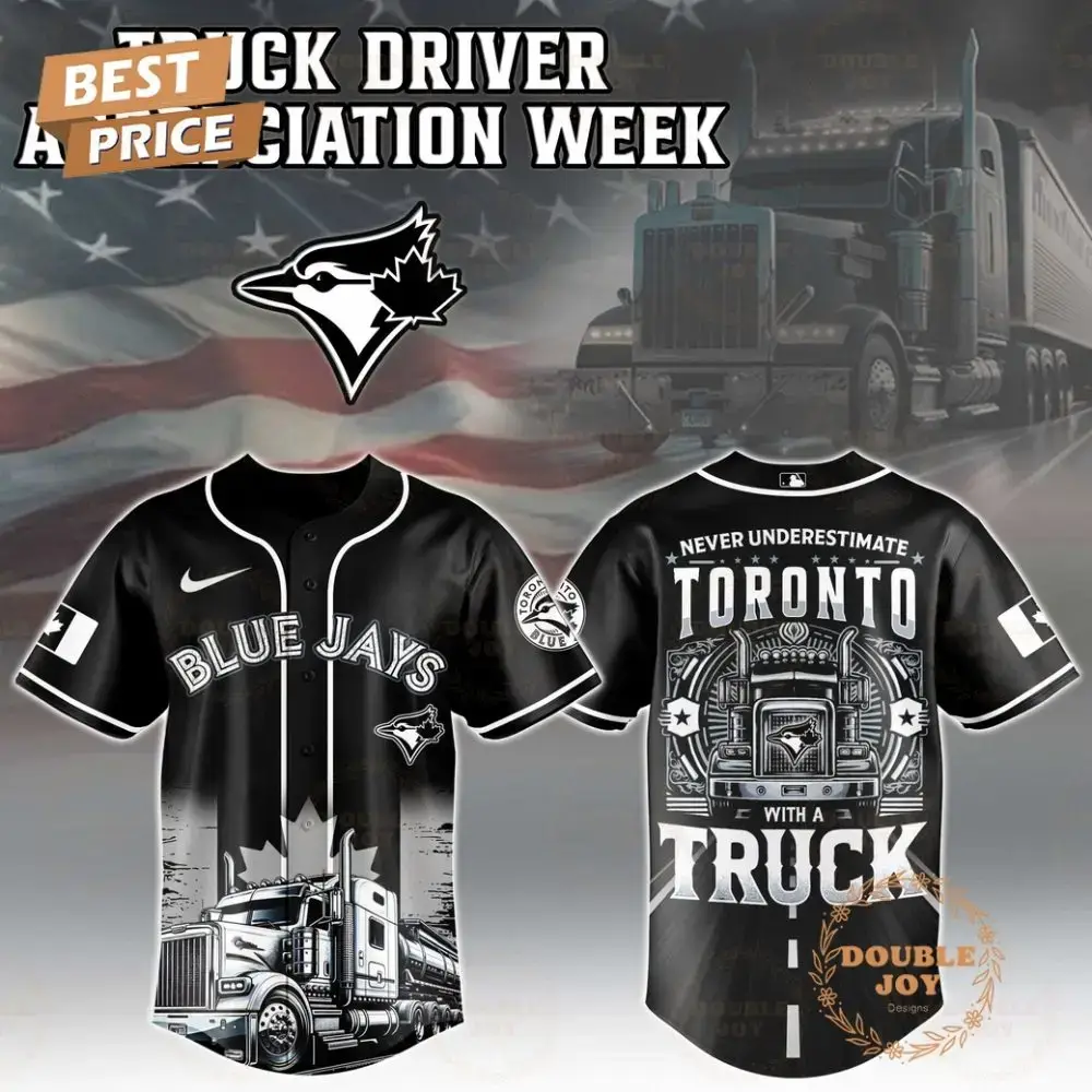 Toronto Blue Jays Truck Driver Appreciation Week 2025 Limited Edition Baseball Jersey Image