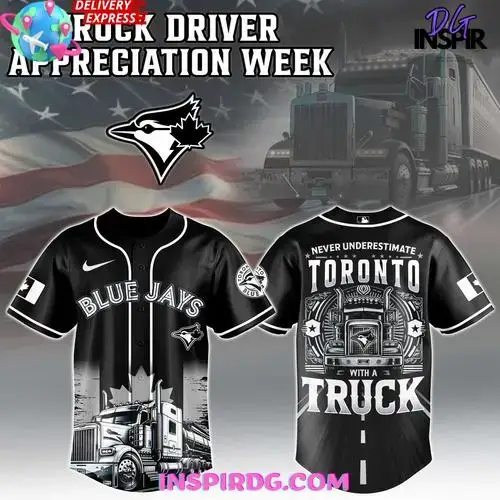 Toronto Blue Jays Truck Driver Appreciation Week Baseball Jersey Image