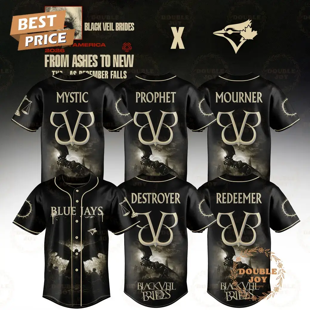 Toronto Blue Jays x Black Veil Brides Team 2026 Baseball Jersey Image