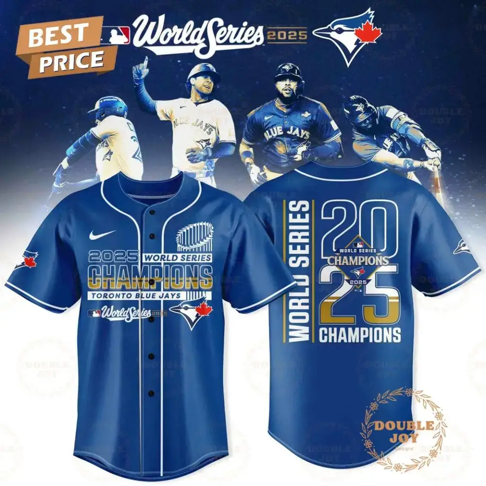 Toronto Blue Jays X Champions Team World Series 2025 Baseball Jersey Image