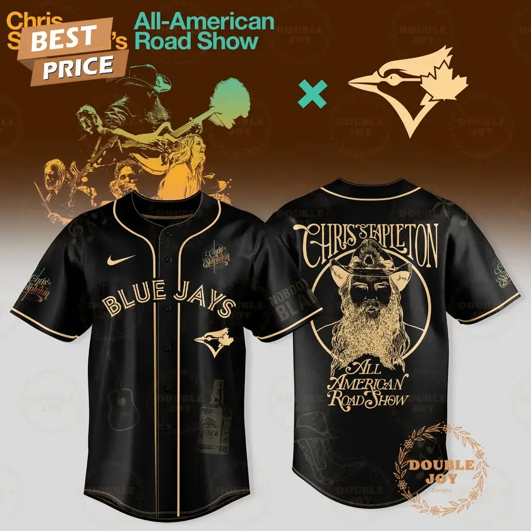 Toronto Blue Jays x Chris Stapleton Show 2025 All American Road Baseball Jersey Image