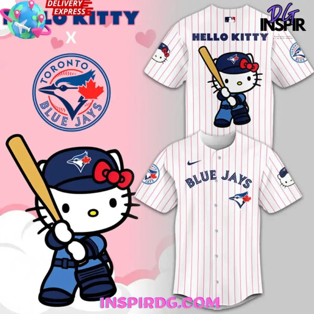 Toronto Blue Jays X Hello Kitty Night 2024 Baseball Jersey Image
