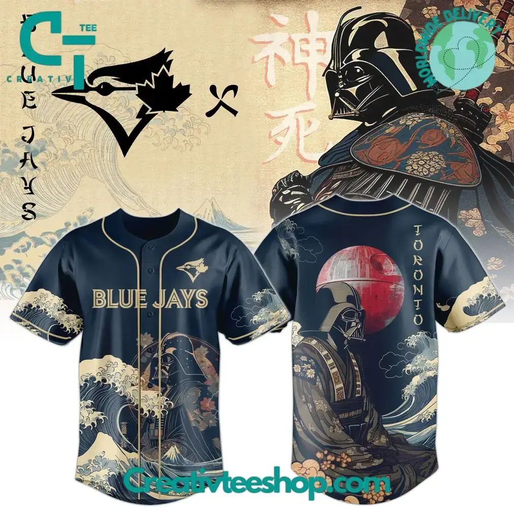 Toronto Blue Jays X Lord Vader Japan Edition 2025 Baseball Jersey Image