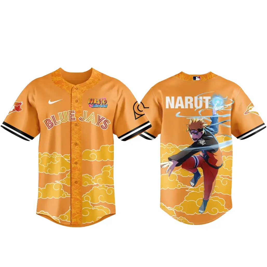 Toronto Blue Jays x Naruto Night 2026 Baseball Jersey Version 1 Image