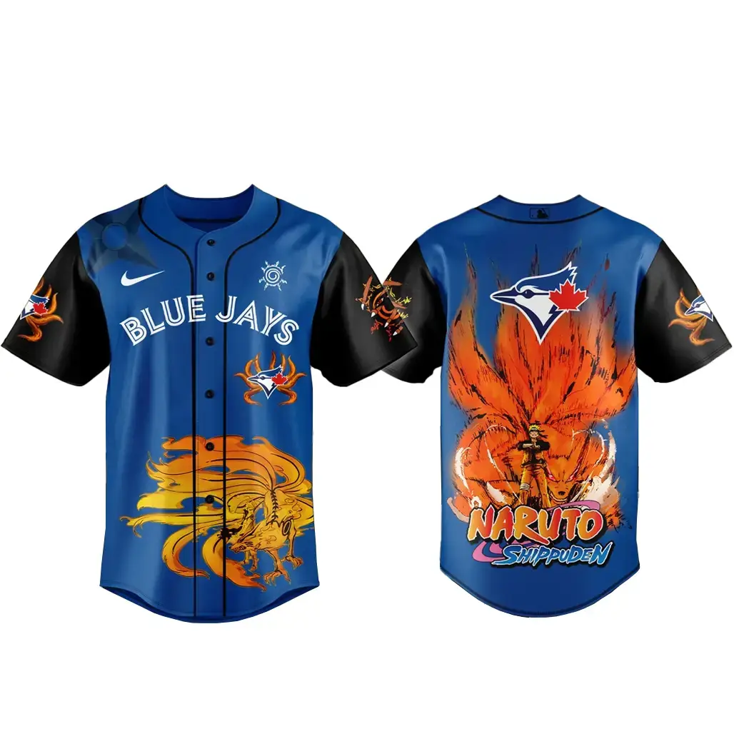 Toronto Blue Jays x Naruto Night 2026 Baseball Jersey Version 3 Image