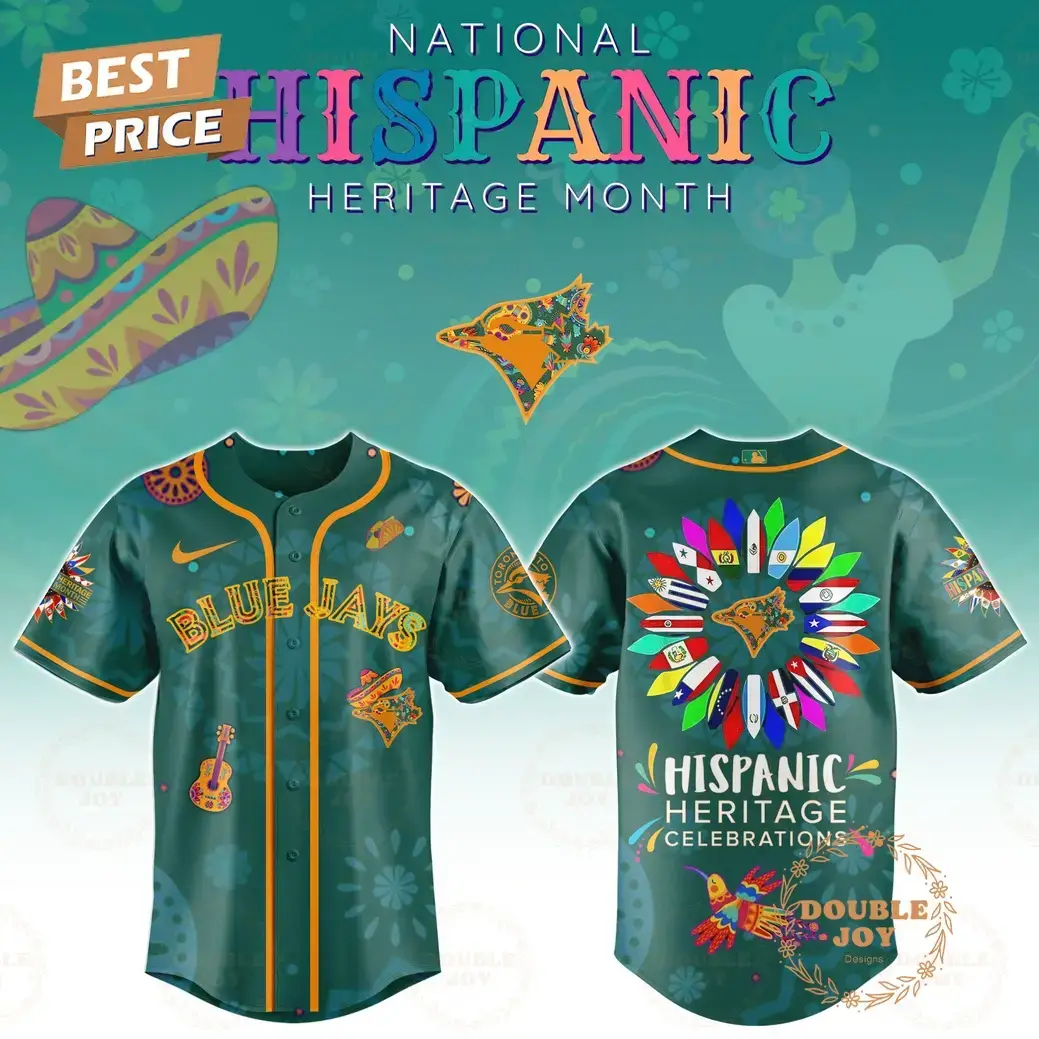 Toronto Blue Jays x National Hispanic Heritage Month 2025 Edition Baseball Jersey Image