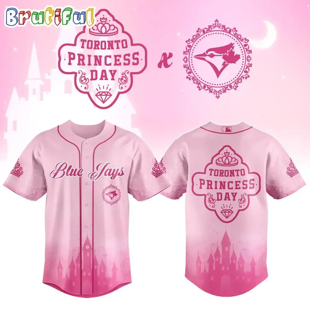 Toronto Blue Jays x Princess Day 2025 Baseball Jersey Image