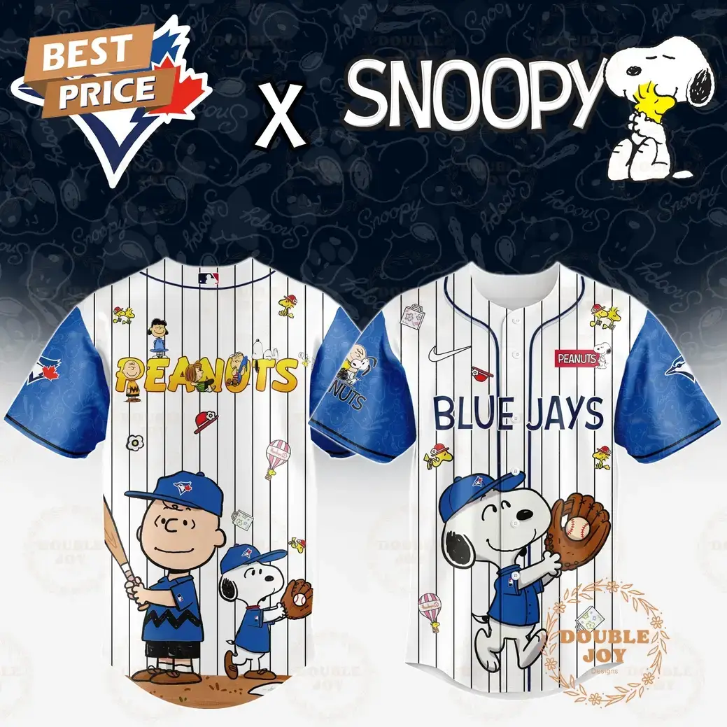 Toronto Blue Jays x Snoopy 2025 Limited Edition Baseball Jersey Image