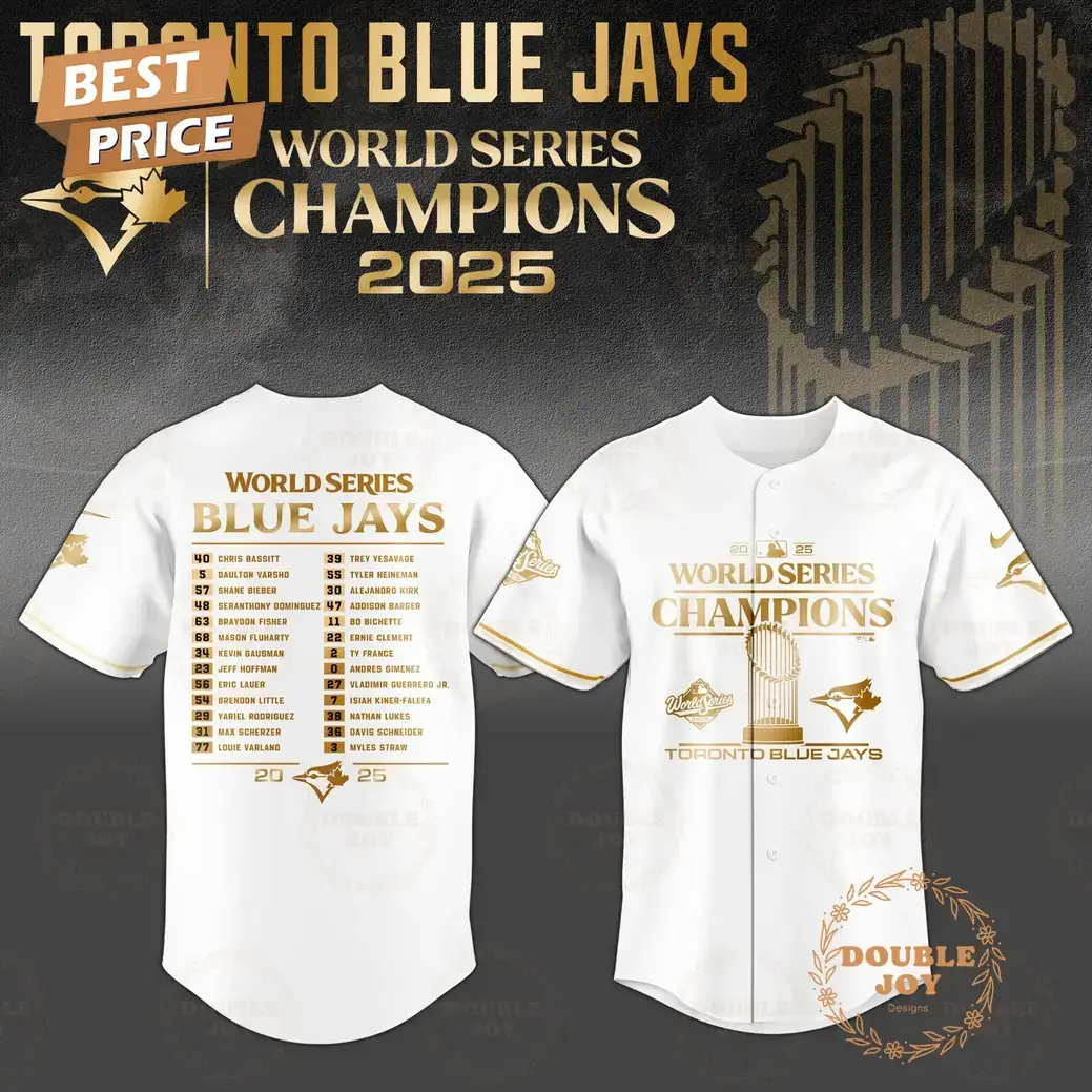 Toronto Blue Jays x The Champions 2025 World Series Baseball Jersey Image