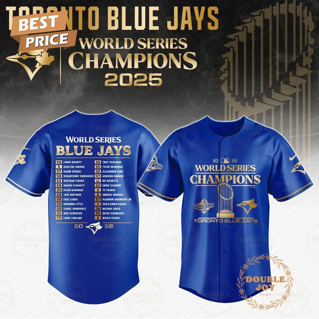 Toronto Blue Jays x The Champions World Series 2025 Baseball Jersey Image