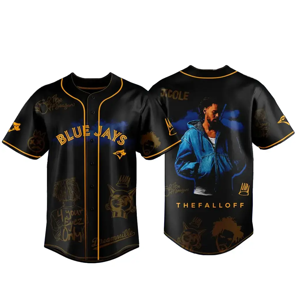 Toronto Blue Jays x The Fall Off World Tour 2026 Baseball Jersey Image