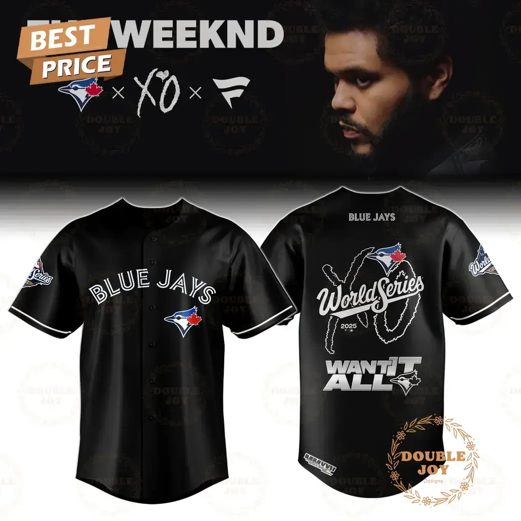 Toronto Blue Jays x The Weeknd XO x Fanatics 2025 World Series Baseball Jersey Image