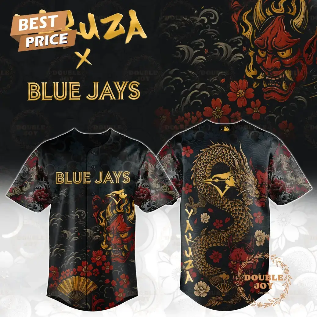 Toronto Blue Jays Yakuza Dragon Oni 2025 Limited Edition Baseball Jersey Image
