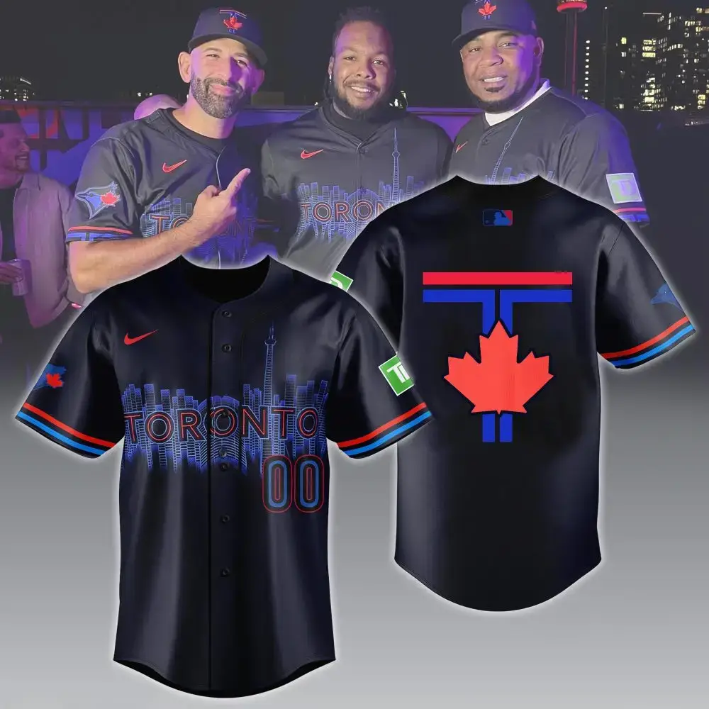 Toronto Skyline Baseball Jersey – Limited Edition Design, Perfect Gift For Fans Image
