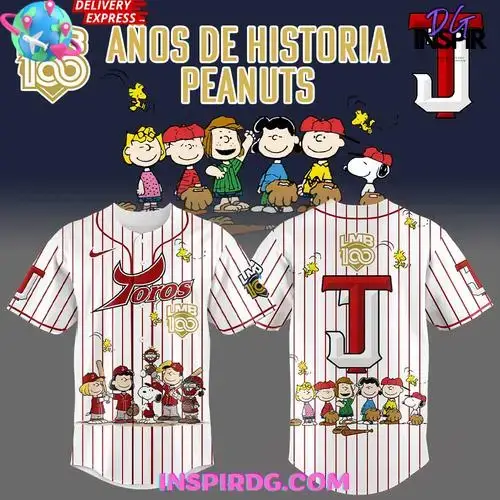 Toros Peanuts 100 Years Lmb Special Baseball Jersey Image
