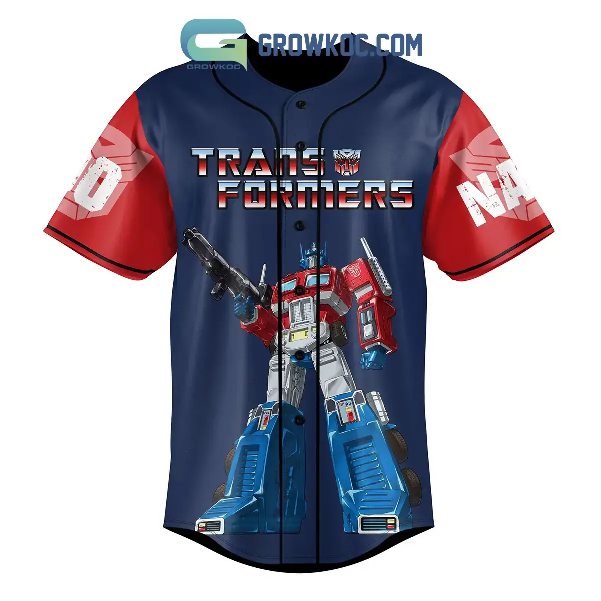 Transformers Freedom Is The Right Personalized Baseball Jersey Image