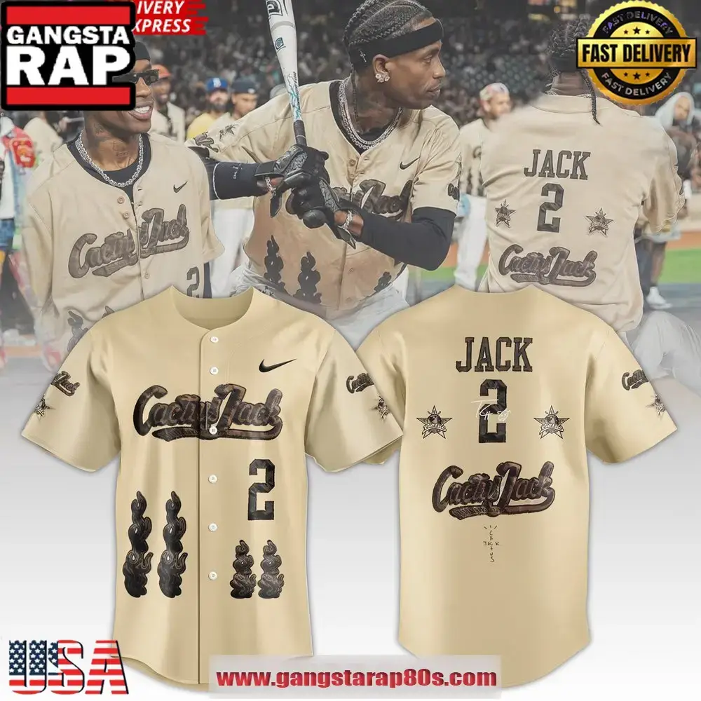 Travis Scott Cactus Jack Signature Limited Baseball Jersey Shirt Image