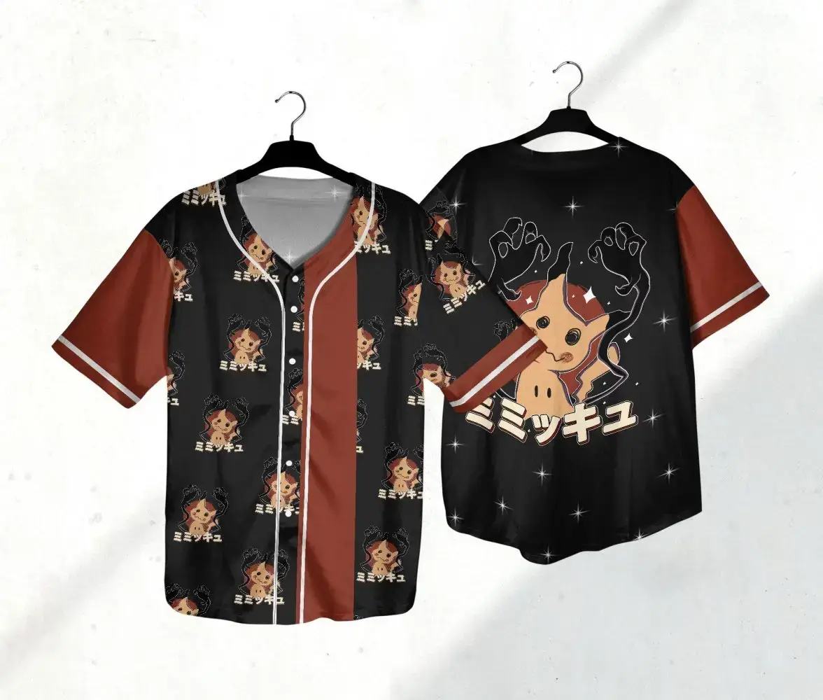 Trendy Anime-Inspired Baseball Jersey – Unique Design, Perfect Gift! Image