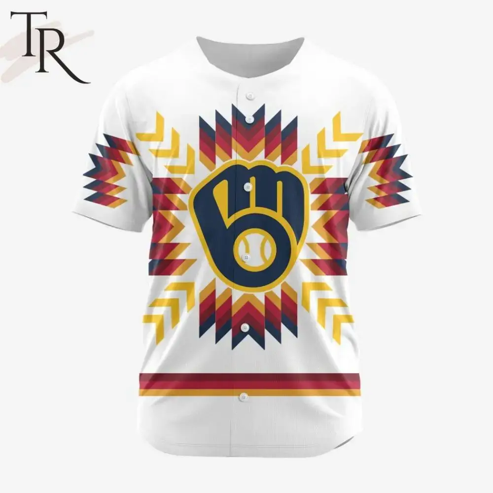 Trendy Baseball Jersey: Bold Geometric Design, Breathable Fabric, Perfect For Fans & Players! Image