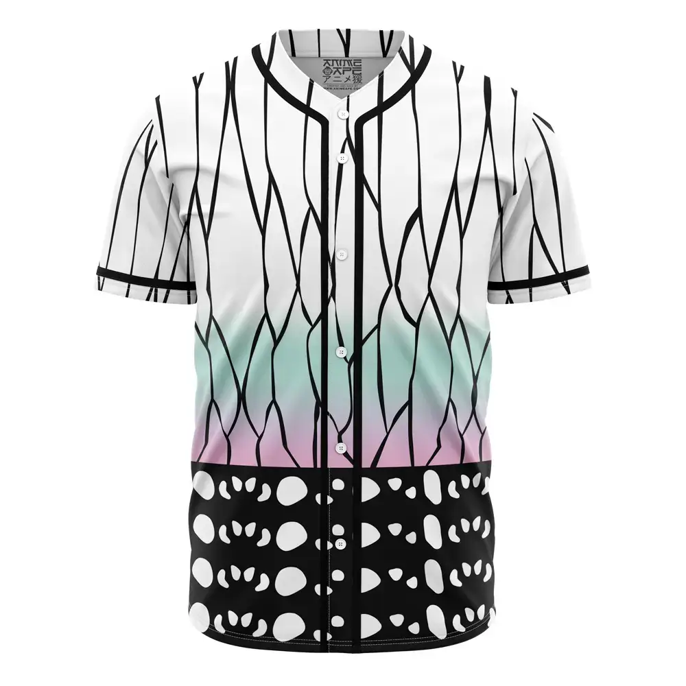 Trendy Gradient Pattern Baseball Jersey - Unisex, Lightweight & Stylish Sportswear Shirt Image