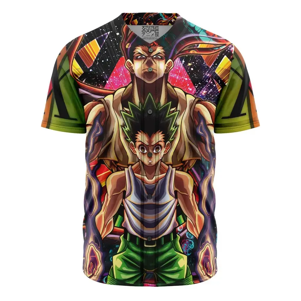 Trippy Gon Freecss Hunter X Hunter Baseball Jersey Without Piping Image