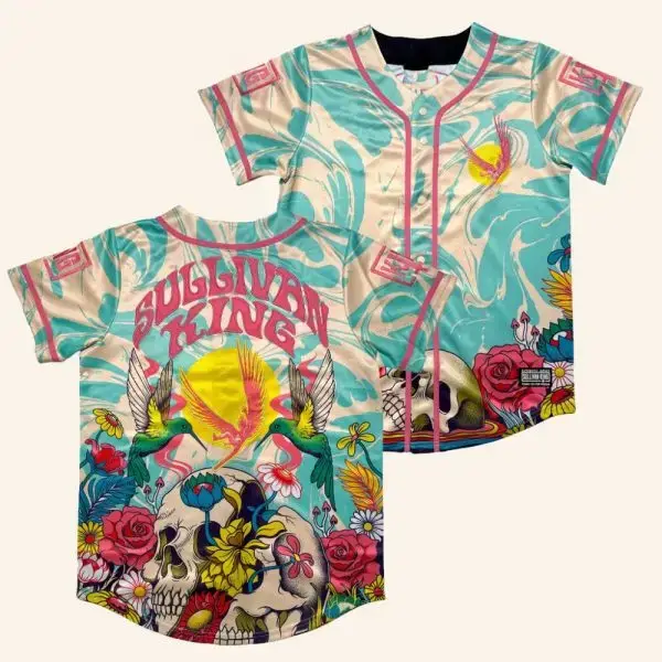 Tyfr Apparel Merch Sullivan King Sullydelic Baseball Jersey Thank You For Raging Apparel Gift Image