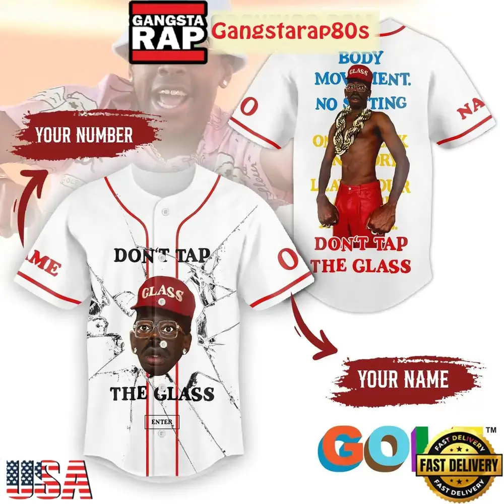 Tyler The Creator Don't Tap The Glass 2025 Unique Custum Number Baseball Jersey Image