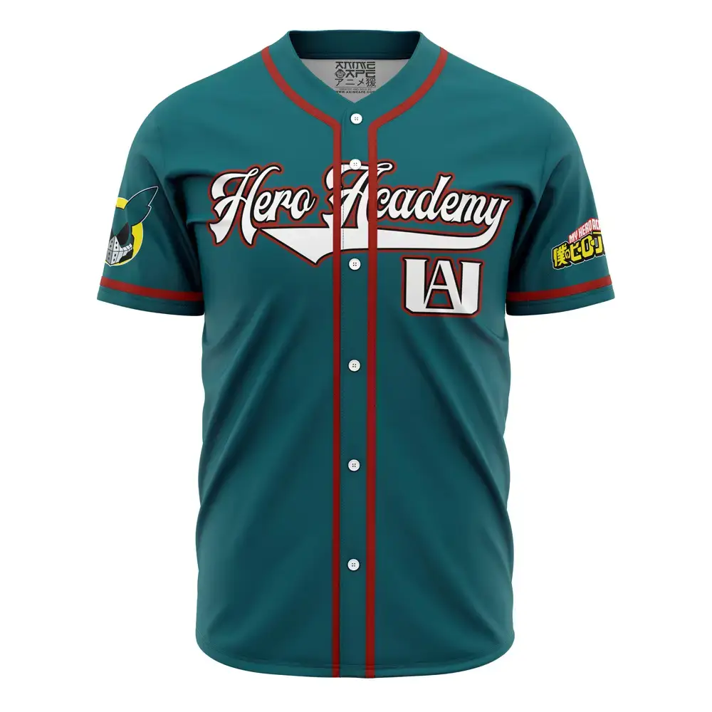 U.A. High School Deku My Hero Academia Baseball Jersey Image