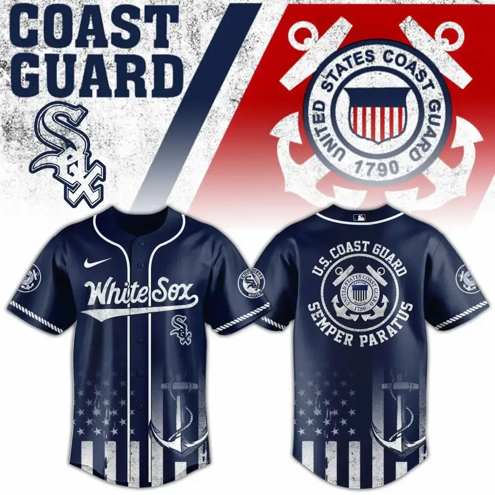 U.S. Coast Guard X White Sox Jersey - Limited Edition Fan Gear Image