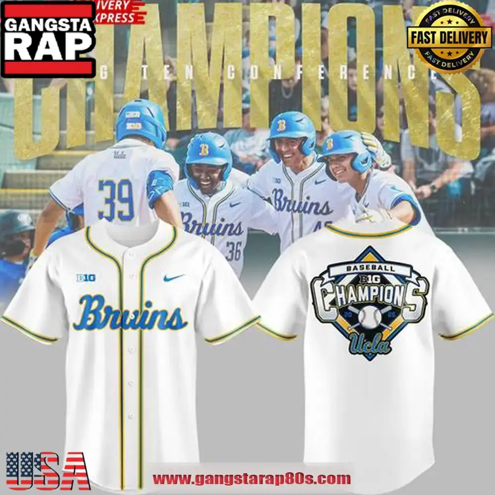 UCLA Bruins 2025 Regular Season Champions Special Baseball Jersey Shirt Image