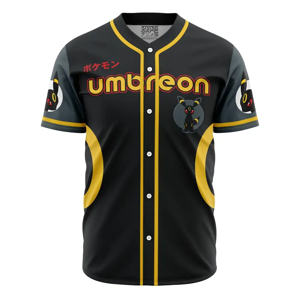 Umbreon-Themed Baseball Jersey For Pokemon Fans – Stylish & Comfortable Unisex Design Image