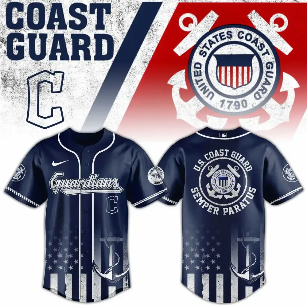 Us Coast Guard Guardians Jersey - Patriotic Design, Perfect Gift For Military Fans Image