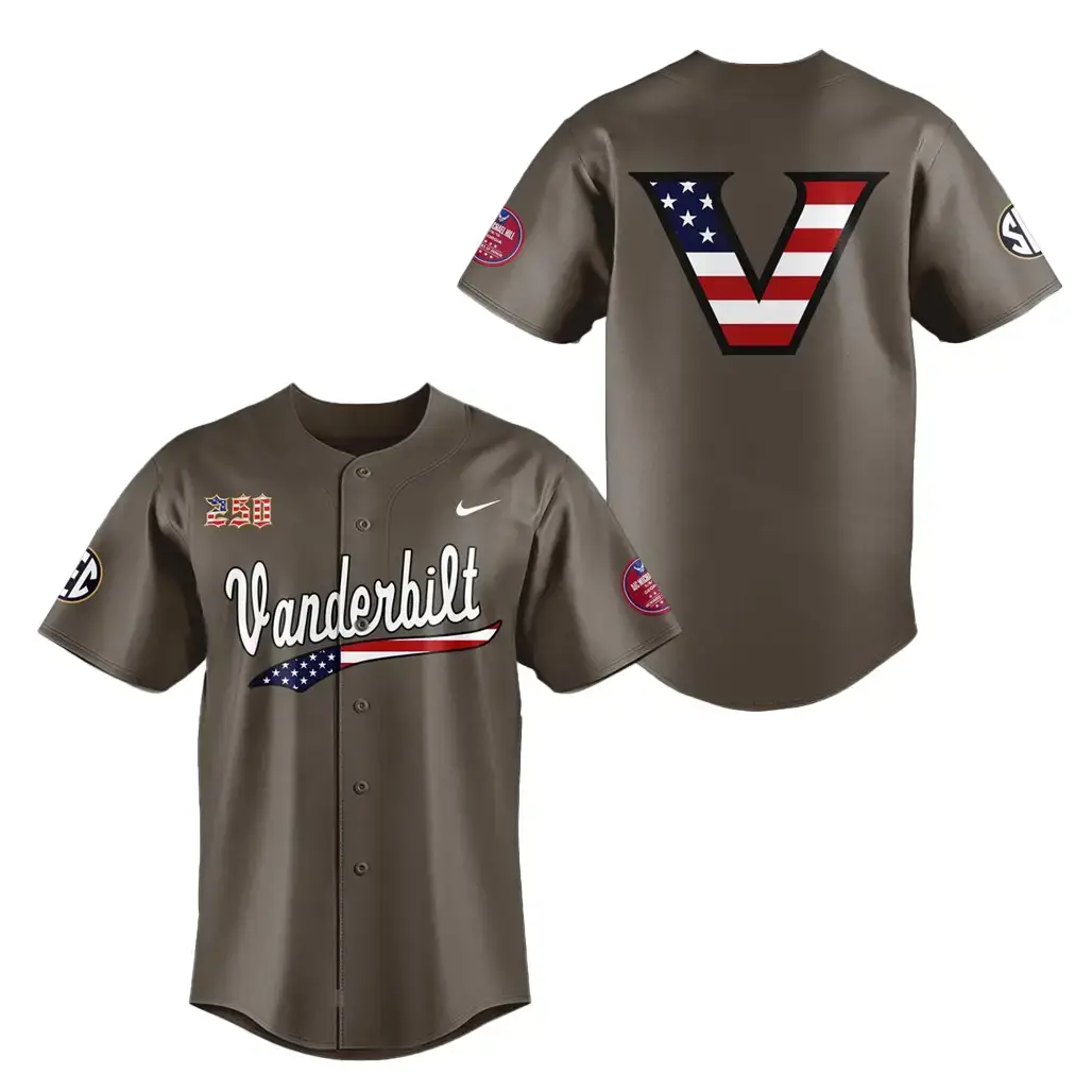 Vanderbilt Commodores 2026 Salute To Service Baseball Jersey Image