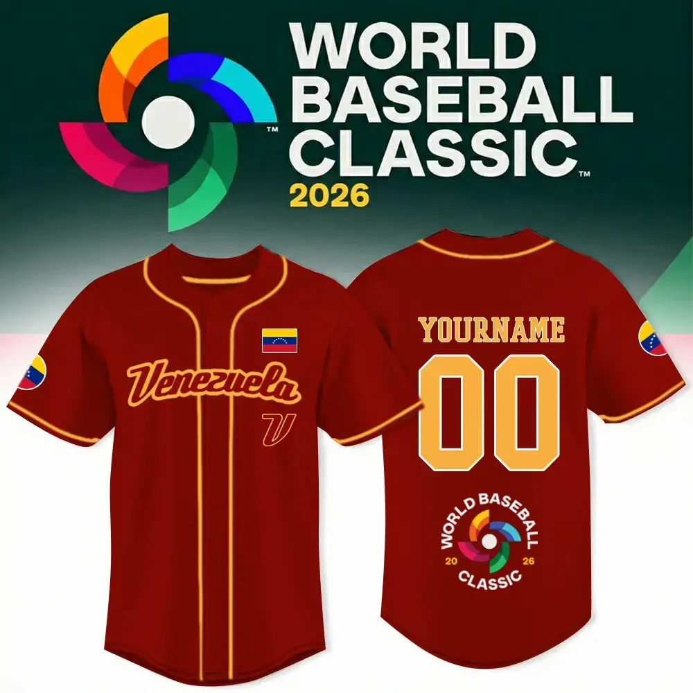 Venezuela Baseball Classic 2026 Special Edition-3D Baseball Jersey Image