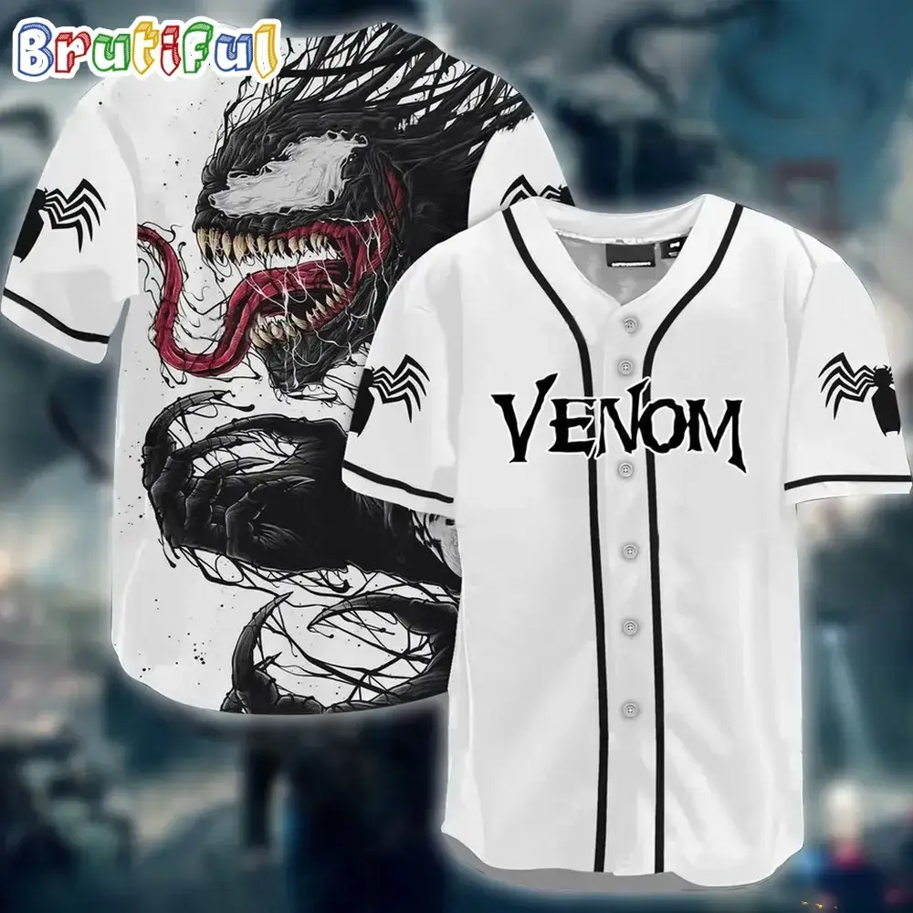 Venom Baseball Jersey, Venom The Last Dance Jersey Image
