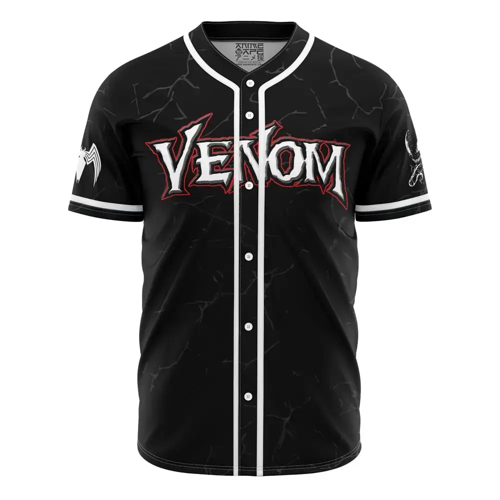 Venom Marvel Baseball Jersey Image