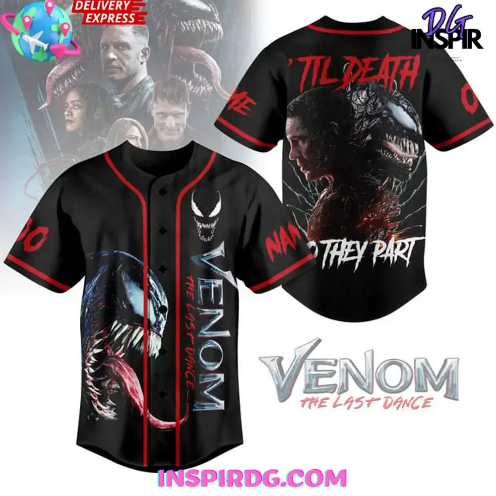 Venom The Last Dance Special Edition Baseball Jersey Image