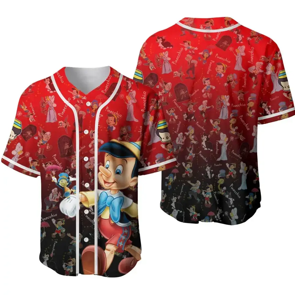 Vibrant Cartoon Baseball Jersey – Fun & Stylish Design For Fans! Image