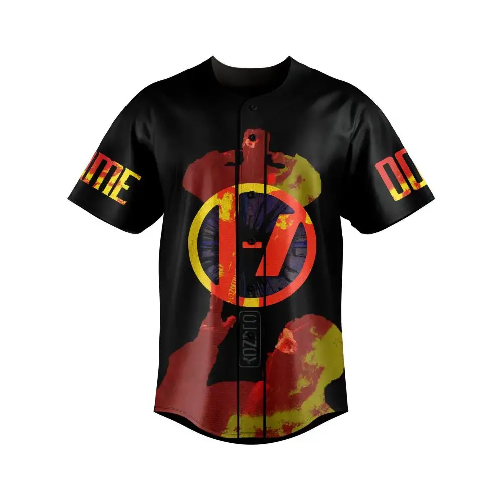 Vibrant Graphic Baseball Jersey – Standout Style & Comfort For Game Day Enthusiasts Image