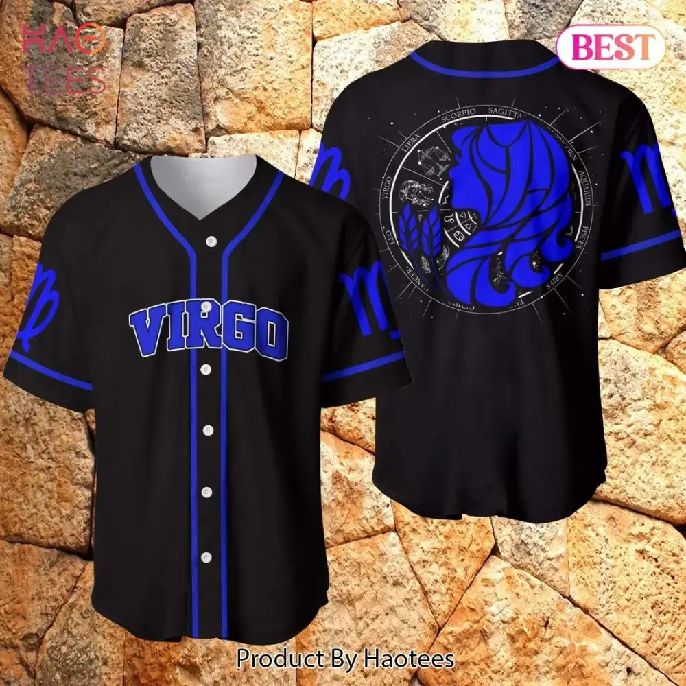 Virgo Zodiac Baseball Jersey - Stylish Astrology Shirt For Horoscope Lovers Image