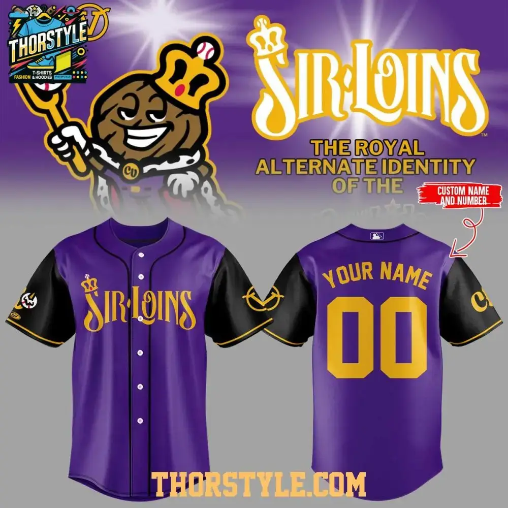 Visalia Rawhide Central Valley Sir Loins 2026 Personalized Baseball Jersey Image