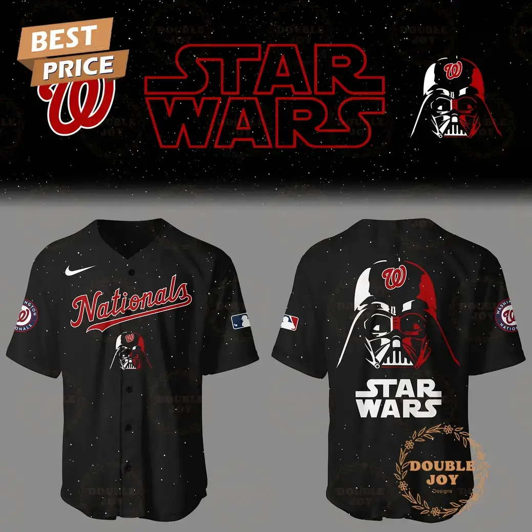 Washington Nationals Star Wars 2025 Limited Edition Baseball Jersey - Black Image